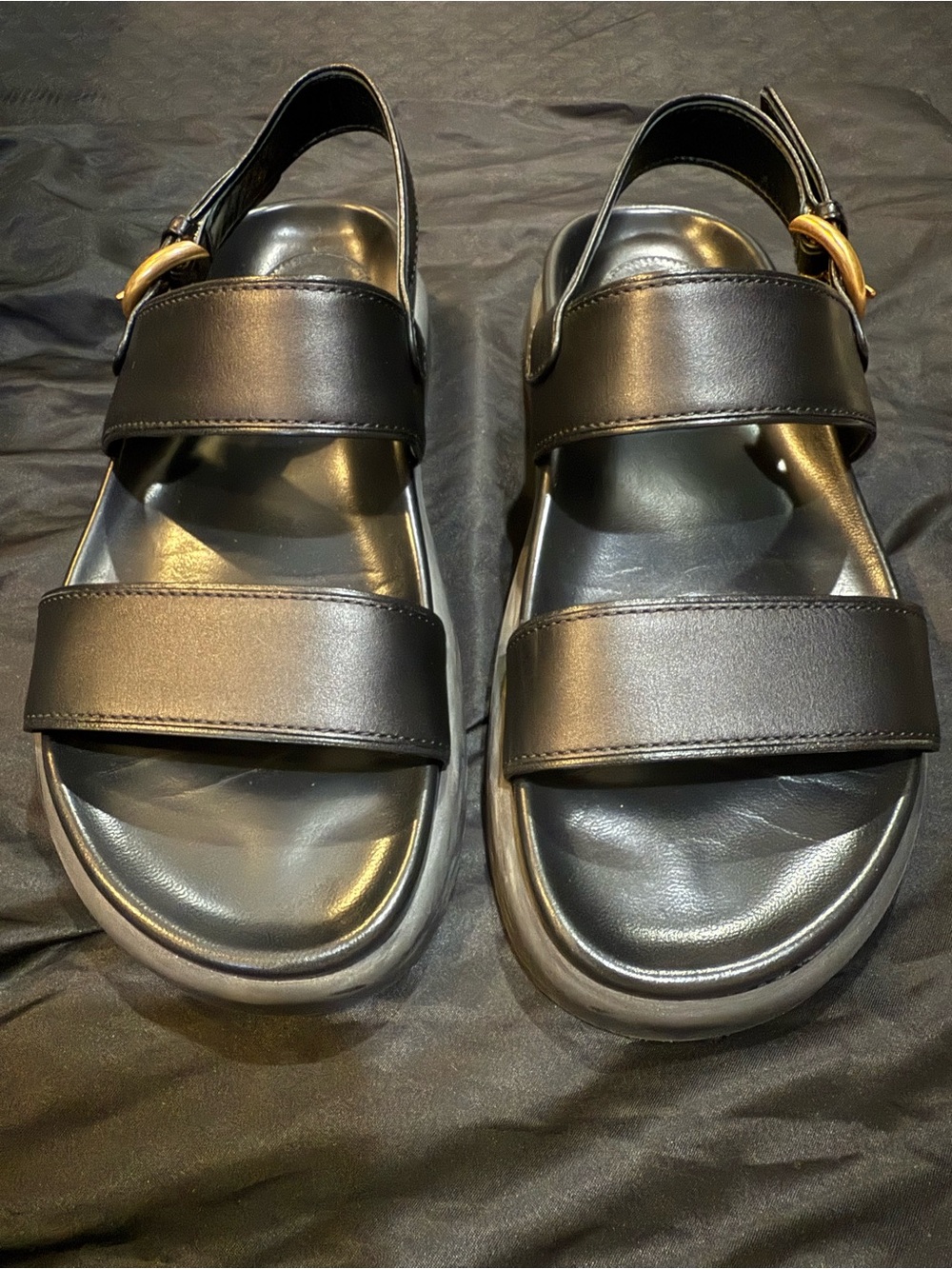 Gianvito Rossi Bilbao Black Sandals 36.5